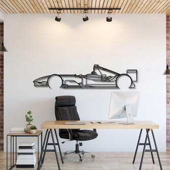 2004 F1 Classic Formula One Laser-Cut Metal Wall Art Silhouette