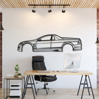 2009 HSV Maloo Metal Wall Art Silhouette Performance Ute Icon