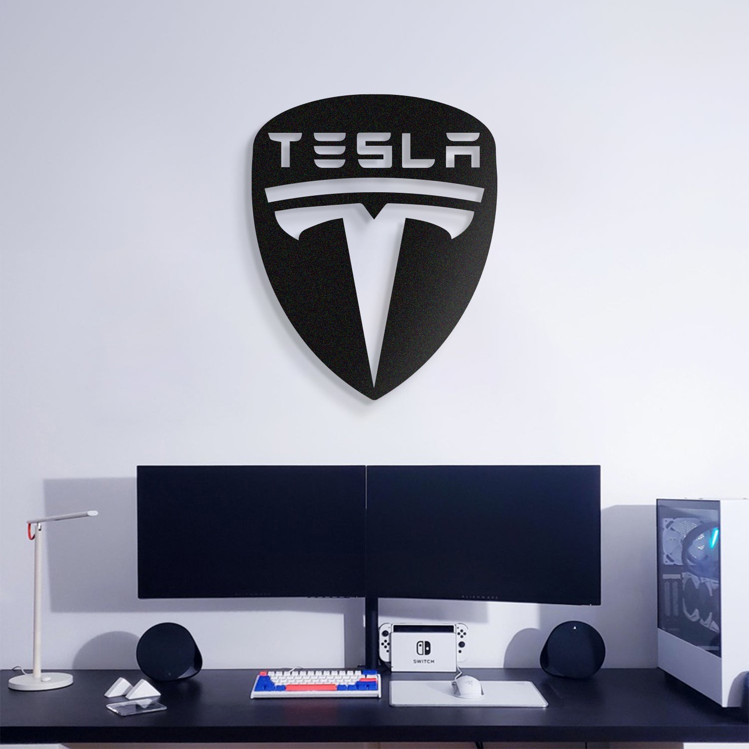 Tesla Metal Car Emblem - MT1102