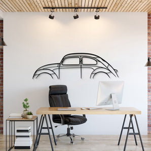 Volkswagen Beetle Metal Wall Art Laser Cut 2 Mm Steel Silhouette