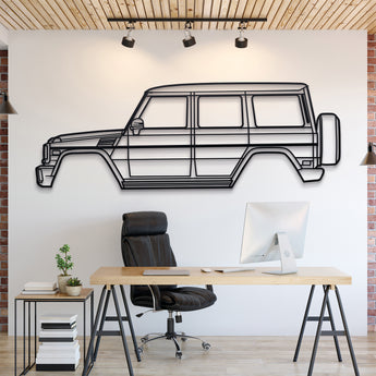 2013 Mercedes‑AMG G63 W463 First Gen Metal Wall Art Laser Cut 2 Mm Steel Silhouette