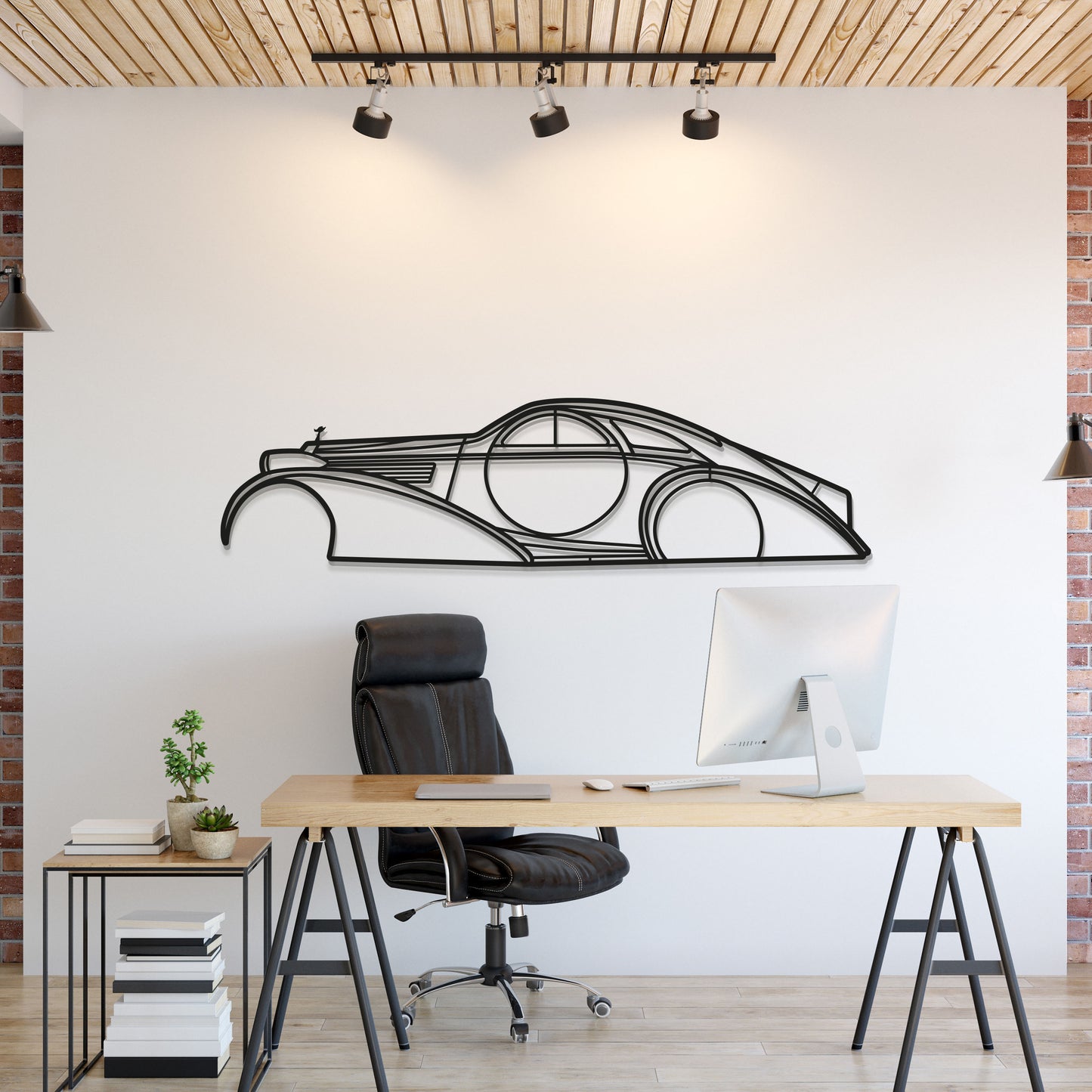 1925 Phantom I Metallauto Wandkunst - MT0011