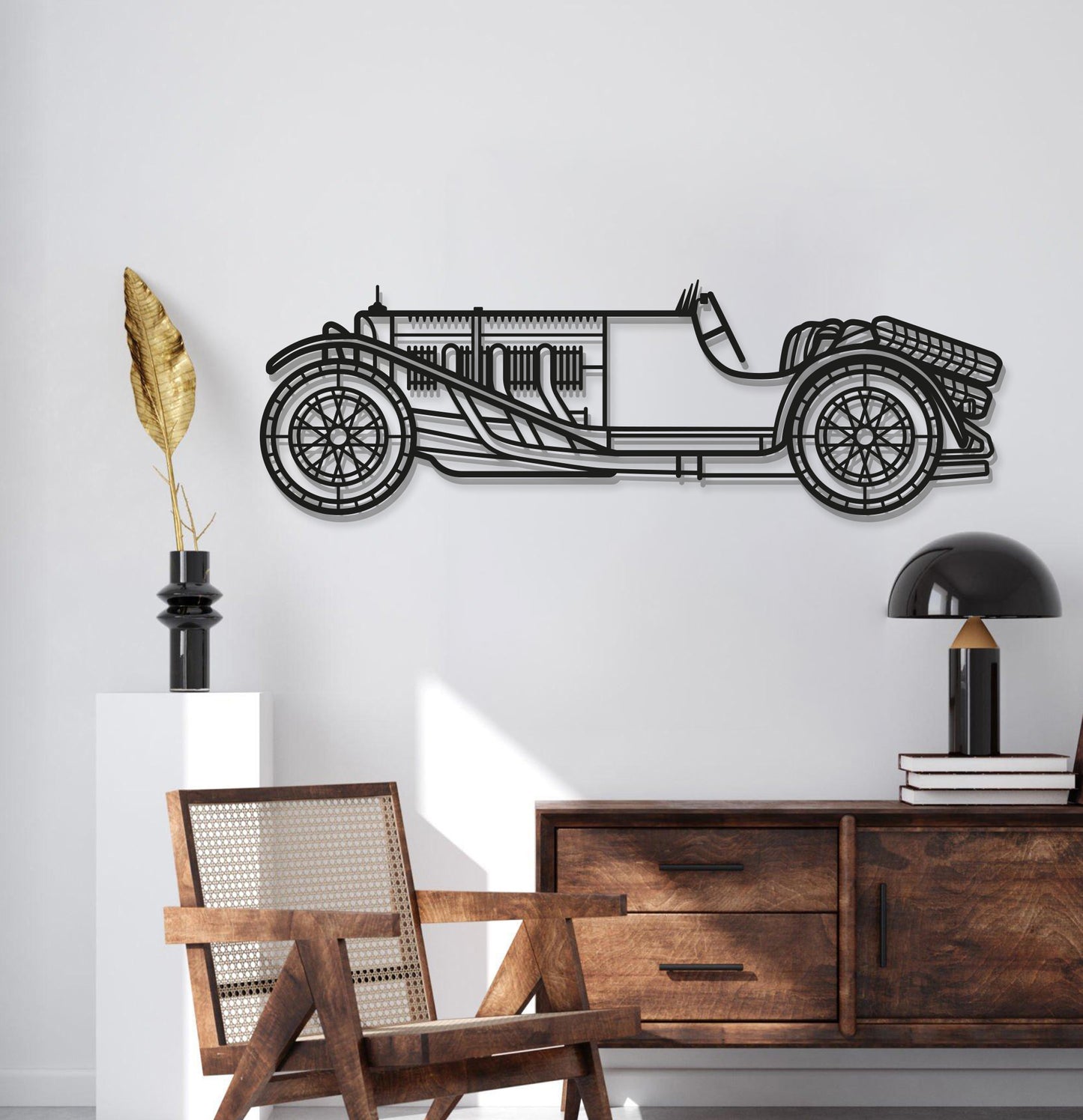 1929 SSK Metall Auto Wandkunst - MT0013