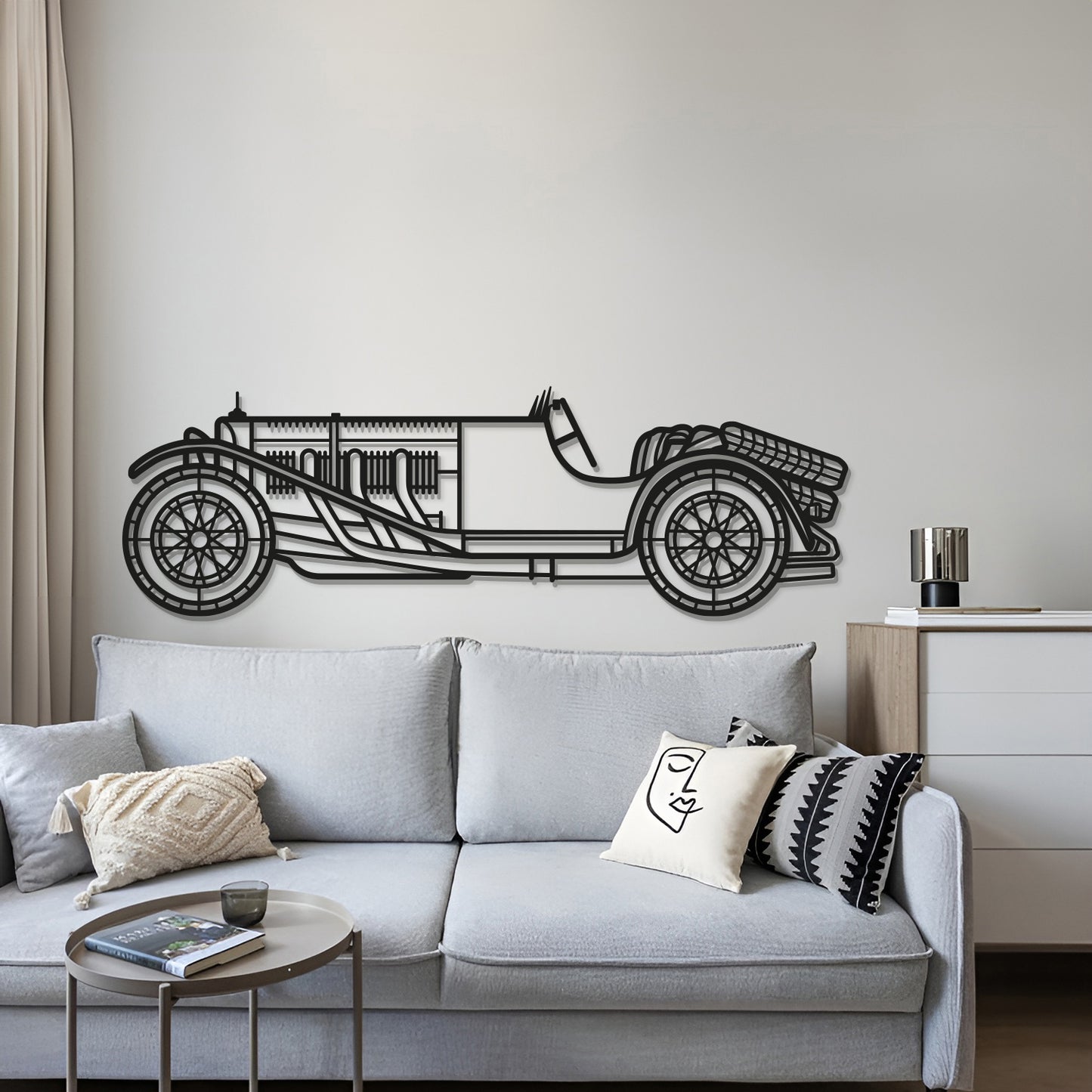 1929 SSK Metall Auto Wandkunst - MT0013