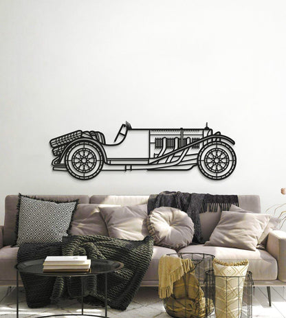 1929 SSK Metall Auto Wandkunst - MT0013