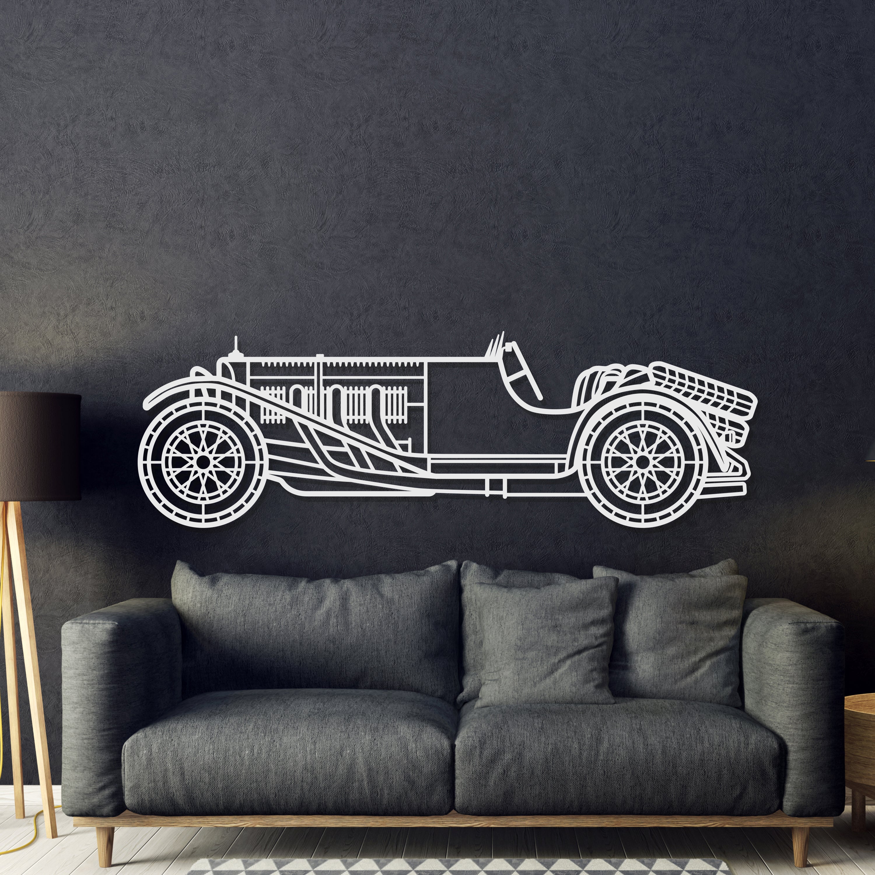 1929 SSK Metal Car Wall Art - MT0013