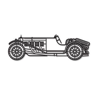 1929 SSK Metall Auto Wandkunst - MT0013