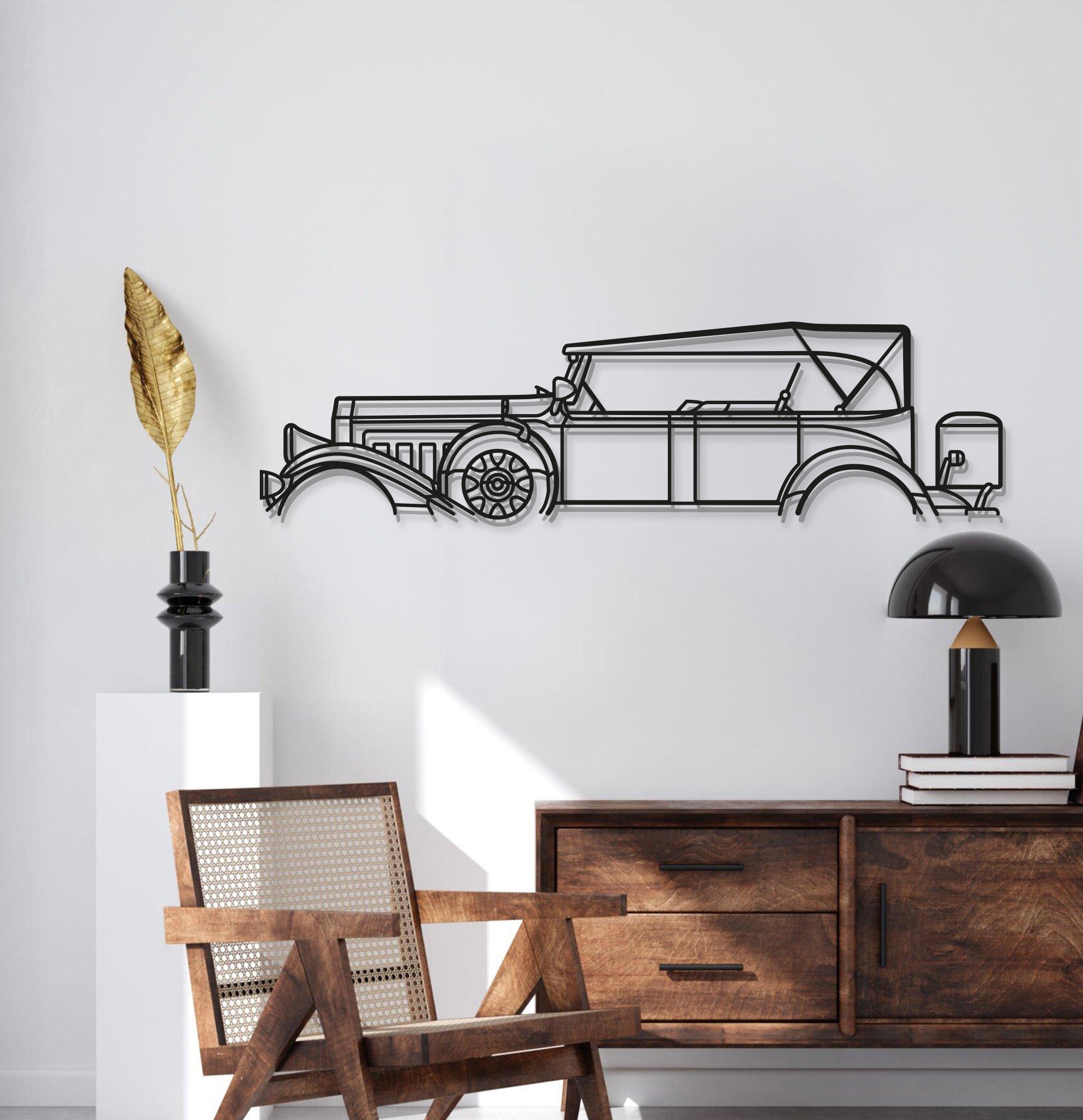 1931 Model 43 Classic Metal Car Wall Art - MT0014