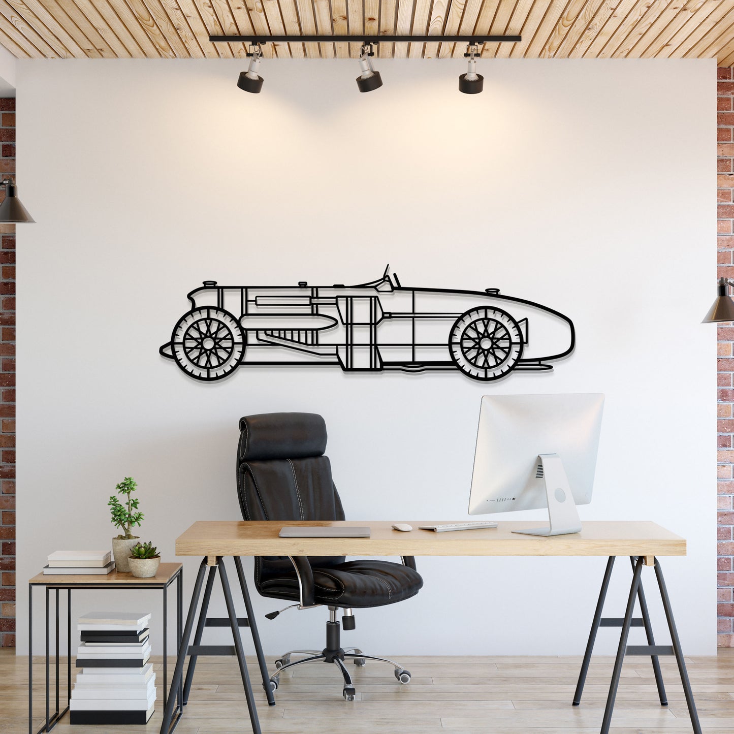 1933 Napier-Railton Metallauto Wandkunst - MT0017