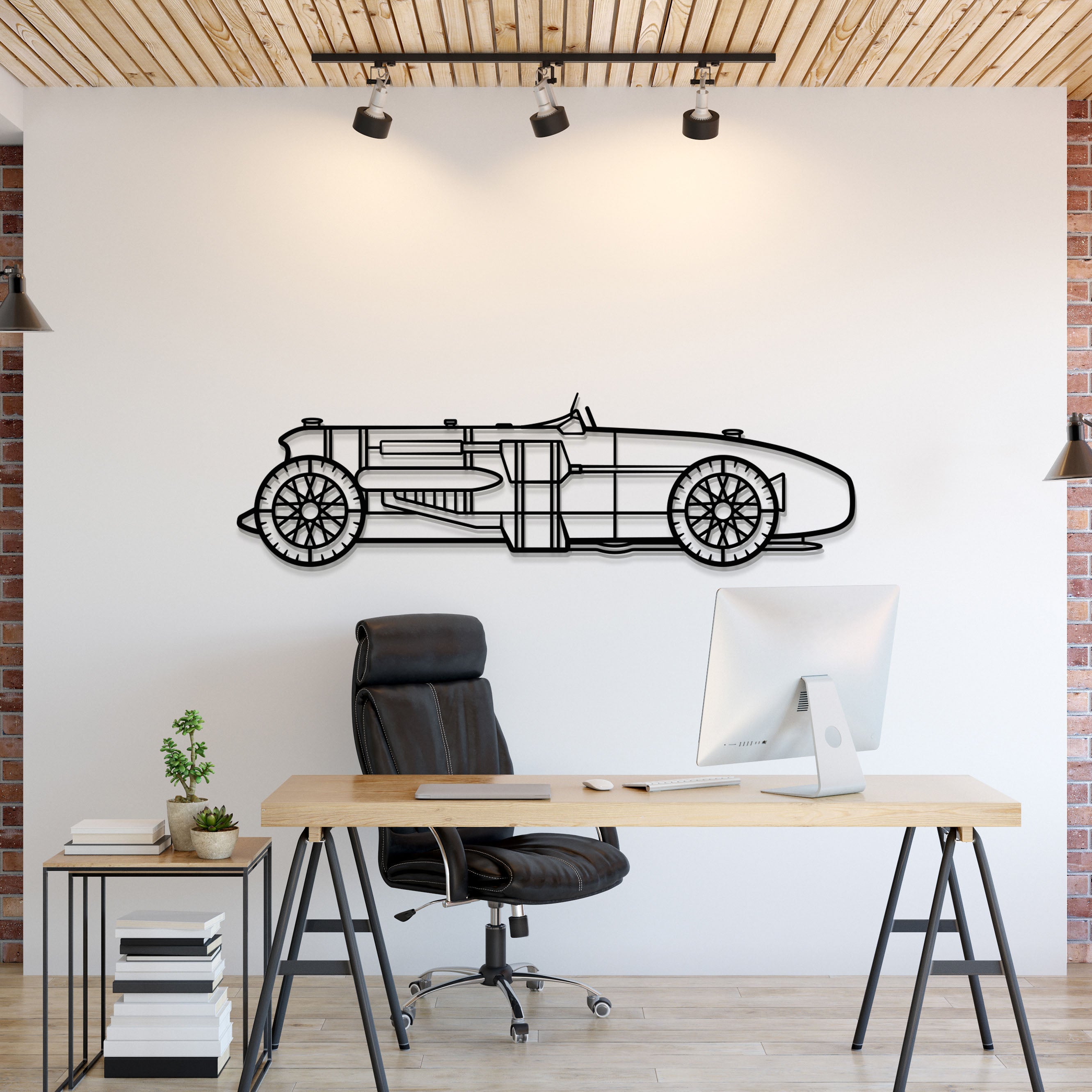 1933 Napier-Railton Metal Car Wall Art - MT0017