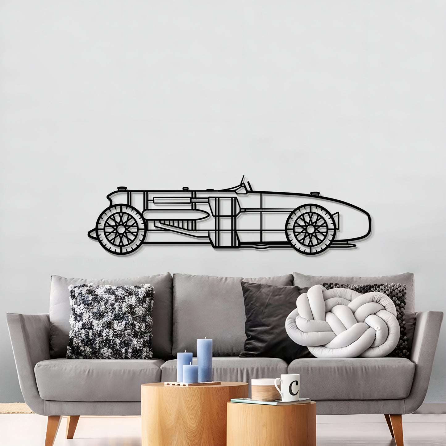 1933 Napier-Railton Metallauto Wandkunst - MT0017