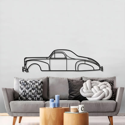 1936 Zephyr Metallauto-Wandkunst - MT0020