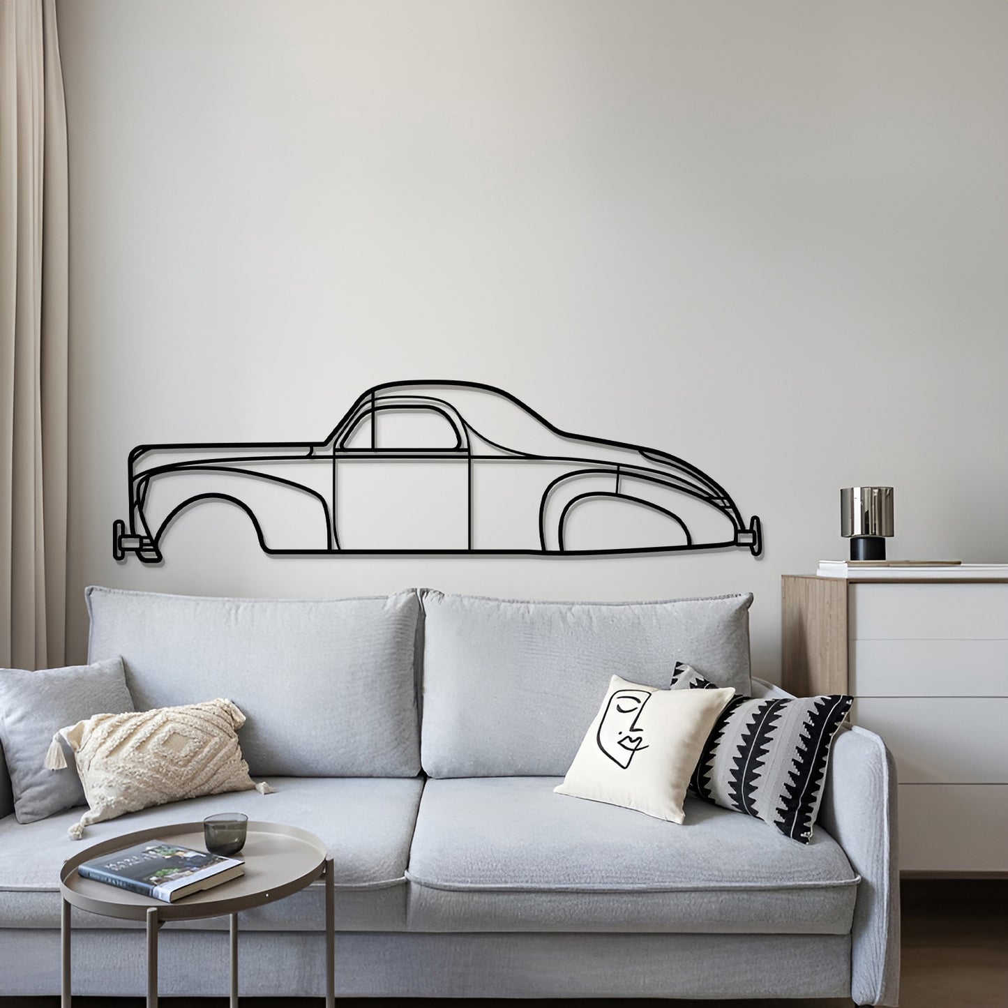1936 Zephyr Metallauto-Wandkunst - MT0020