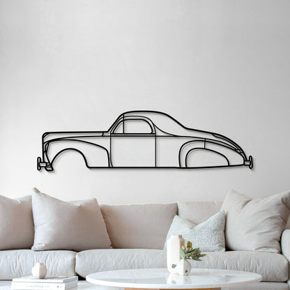 1936 Zephyr Metallauto-Wandkunst - MT0020