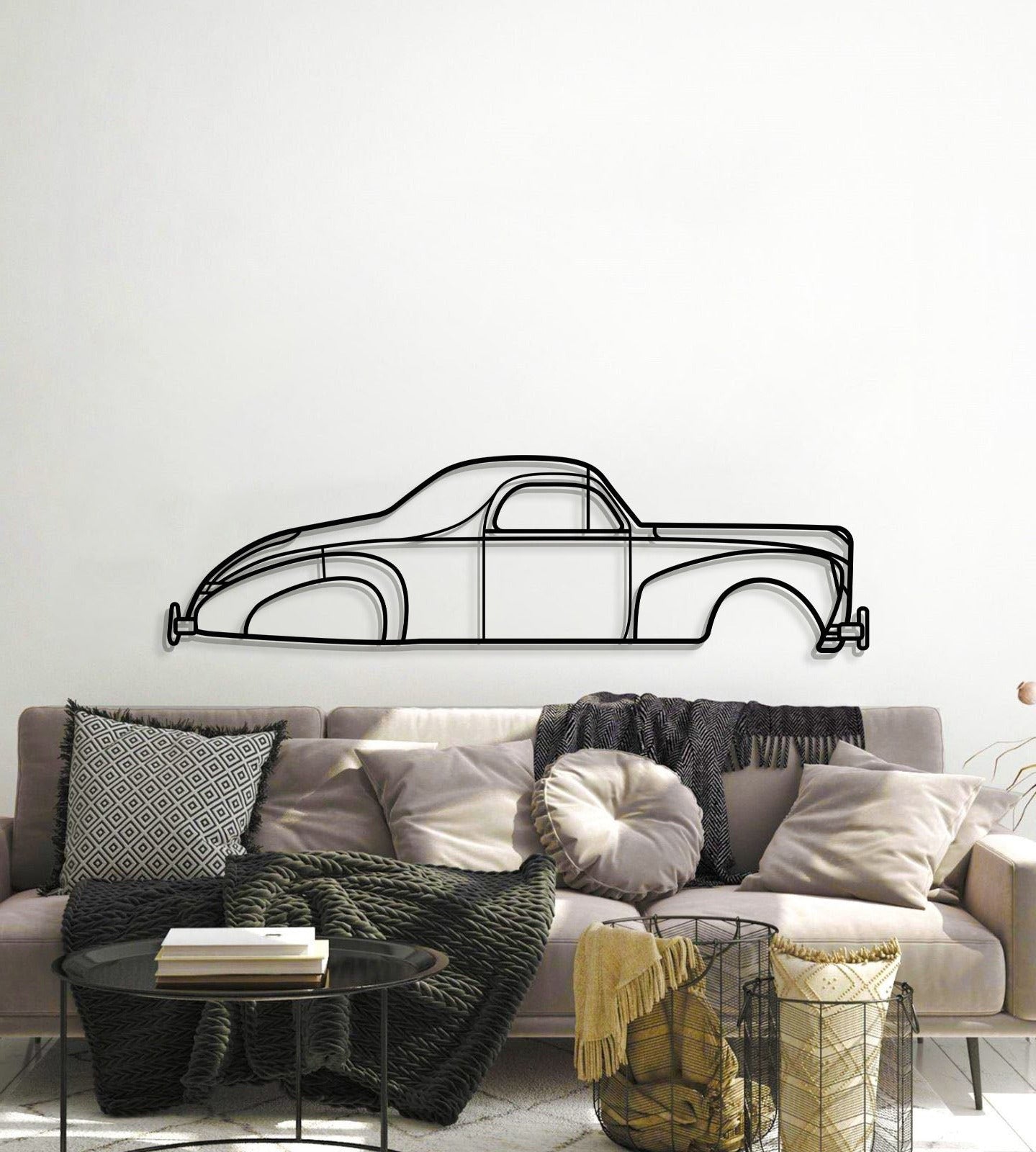 1936 Zephyr Metallauto-Wandkunst - MT0020