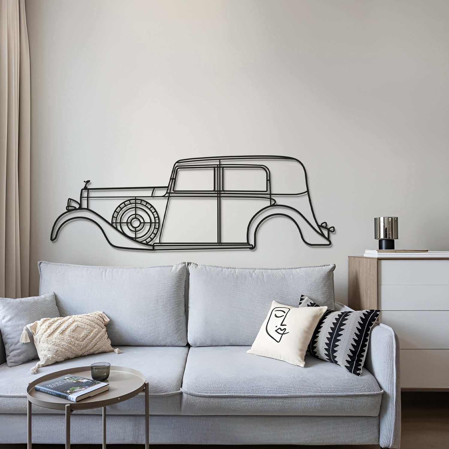 1936 2530 Metal Car Wall Art - MT0019