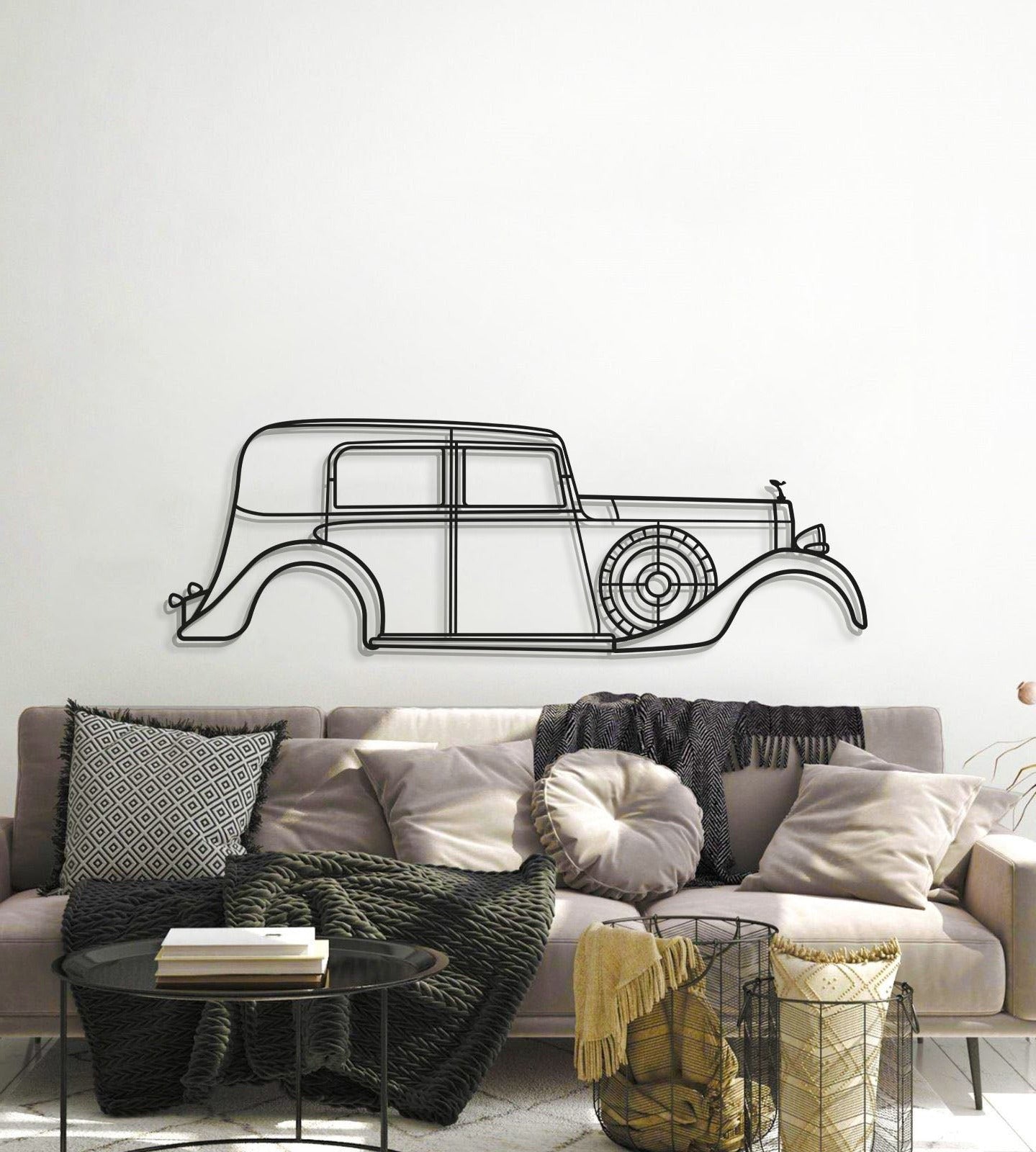 1936 2530 Metal Car Wall Art - MT0019