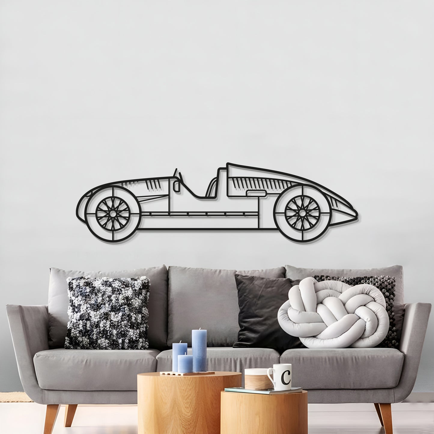 1939 Metall-Wandbild Typ D Auto - MT0007