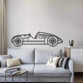 1939 Type D Metal Car Wall Art - MT0007