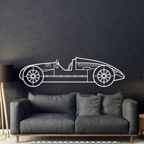 1939 Type D Metal Car Wall Art - MT0007