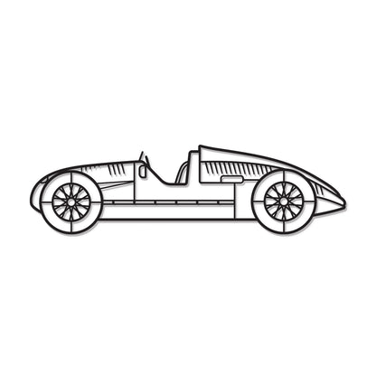 1939 Metall-Wandbild Typ D Auto - MT0007