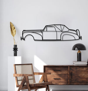 Retro 1959 Continental steel wall sculpture for classic automobile lovers