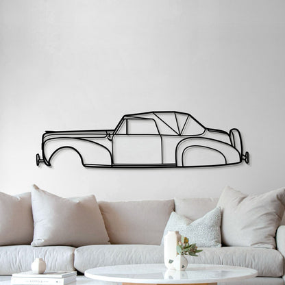 Laser cut 1959 Continental steel wall decor timeless silhouette