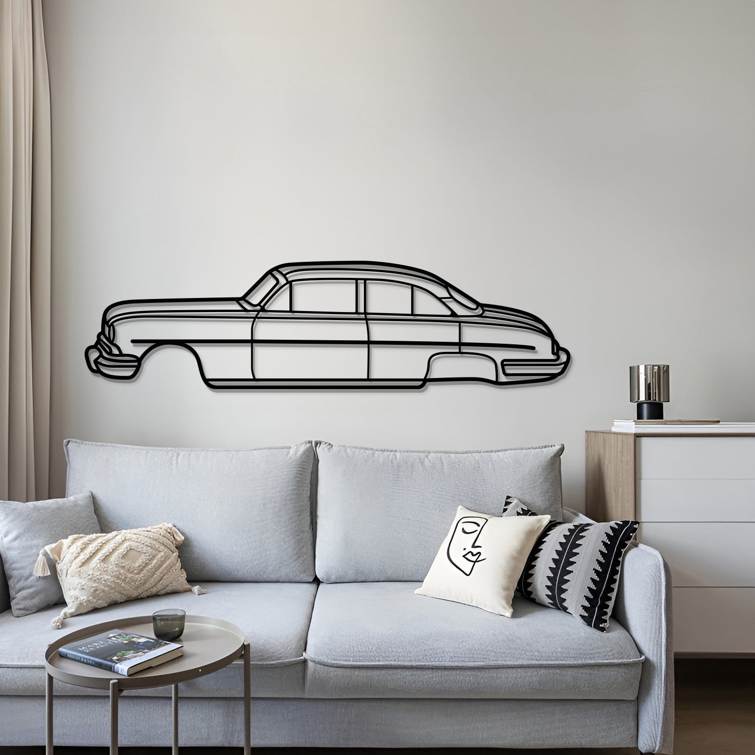 1951 Cosmopolitan Metal Car Wall Art - MT0026