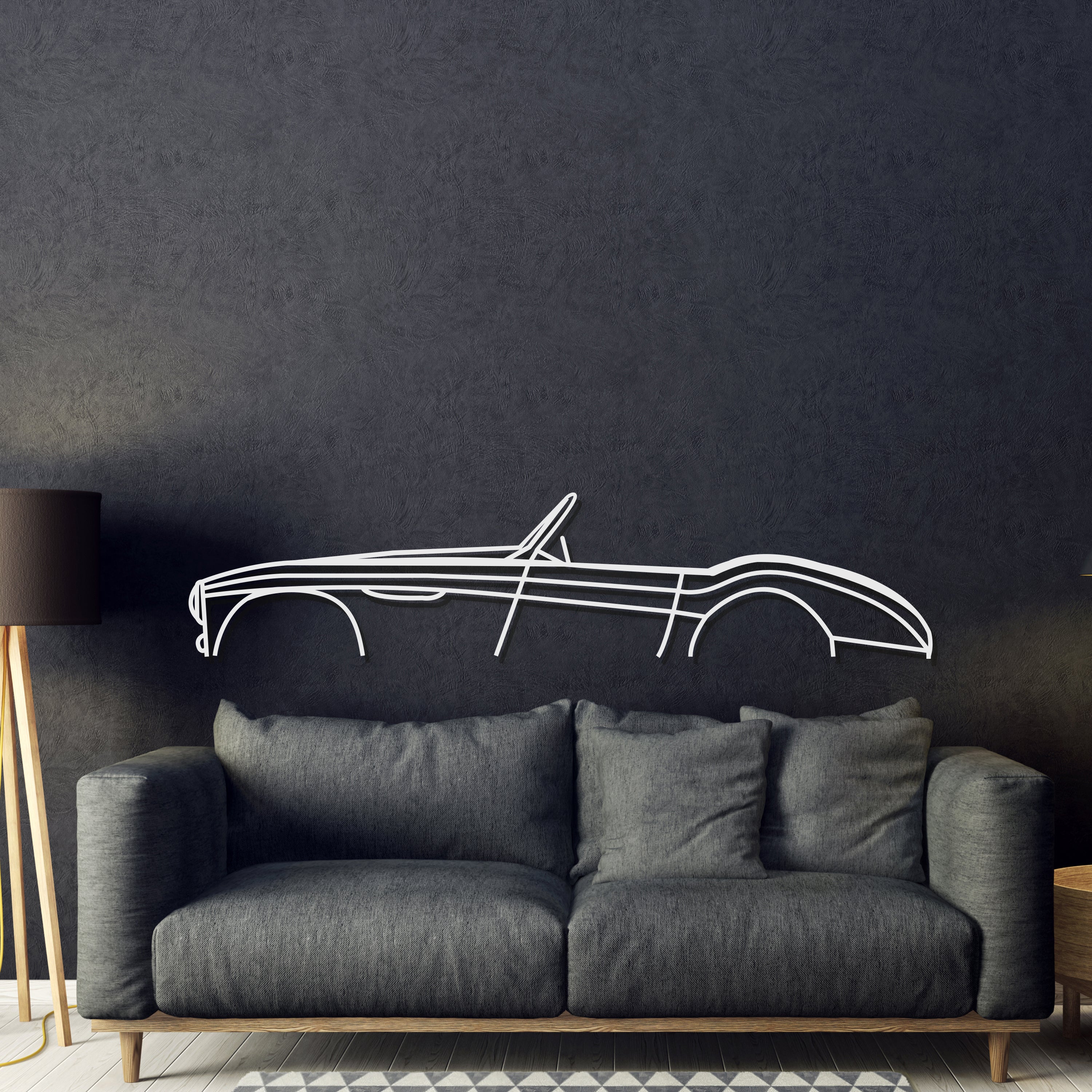 1954 100 Metal Car Wall Art - MT0029