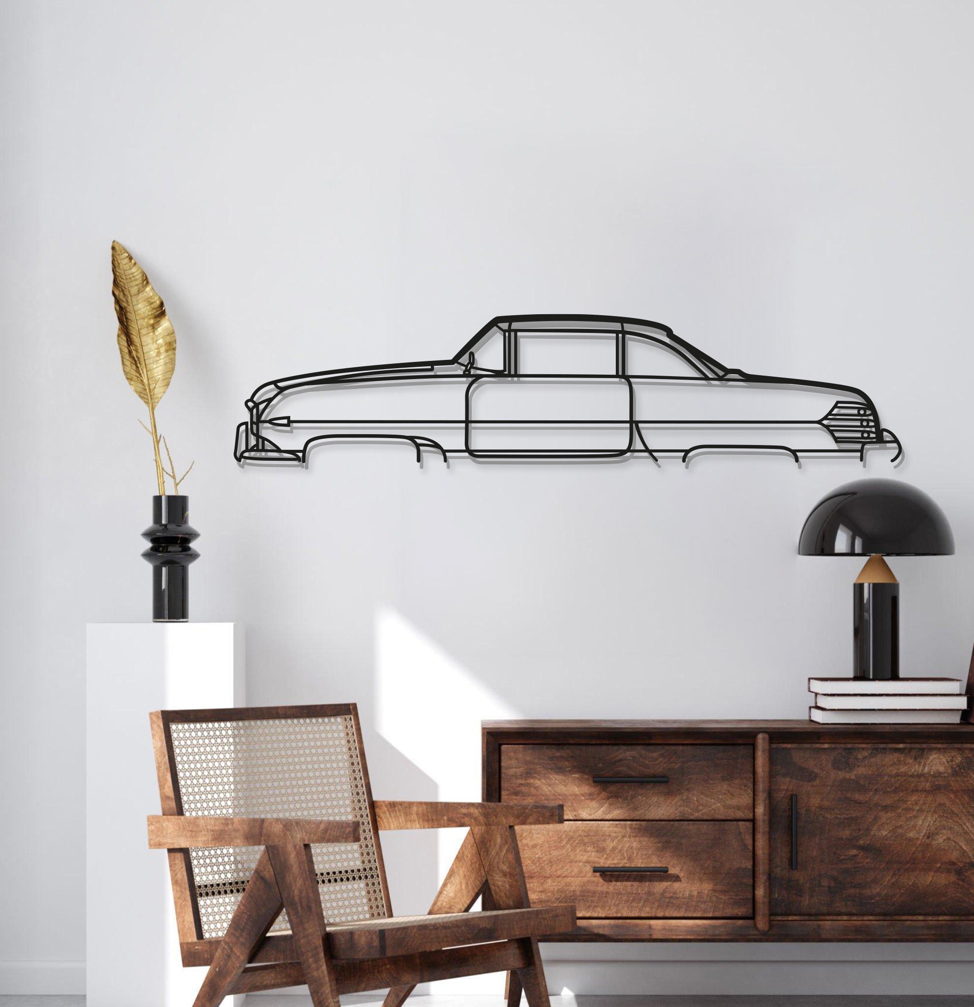 1954 İtalia Metal Car Wall Art - MT0033