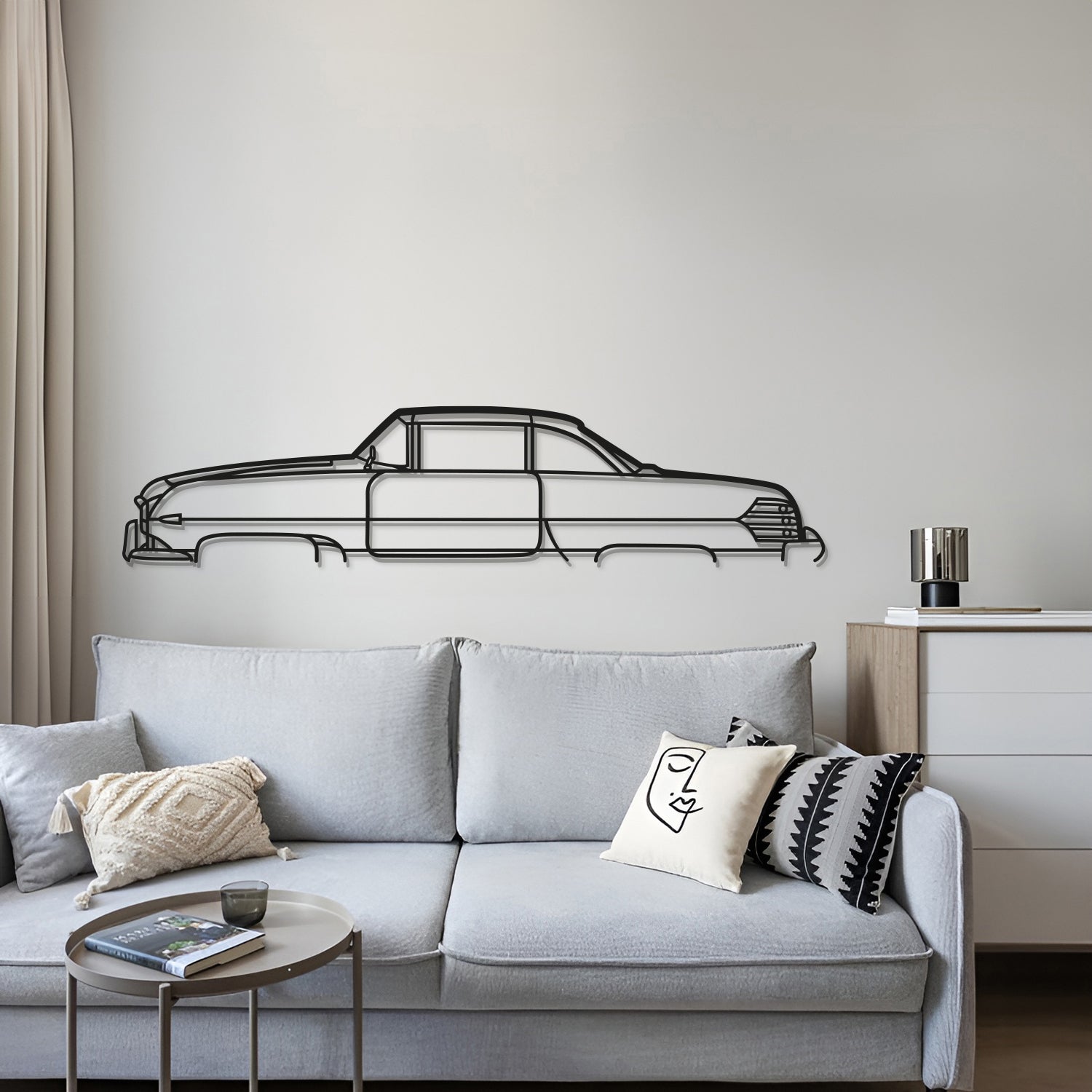 1954 İtalia Metal Car Wall Art - MT0033