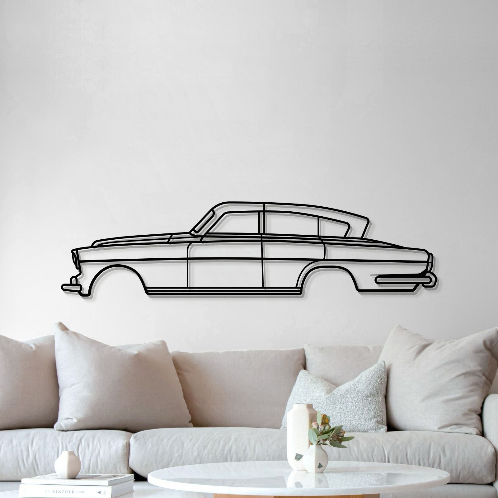 1954 Vignale Metal Car Wall Art - MT0034