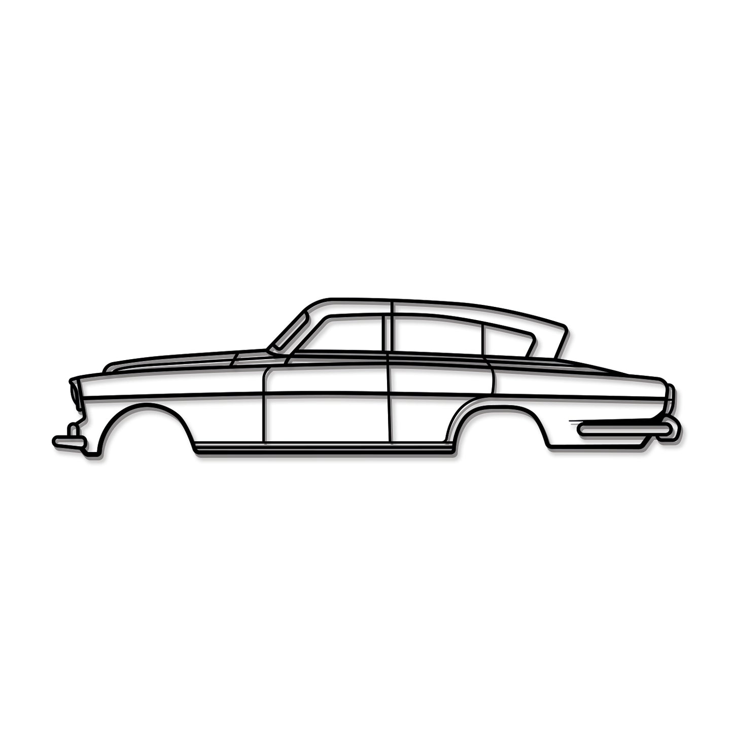 Metallwandbild 1954 Vignale – MT0034