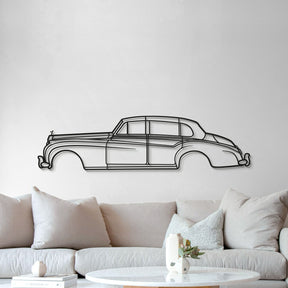 1955 Silver Cloud Metal Car Wall Art - MT0039