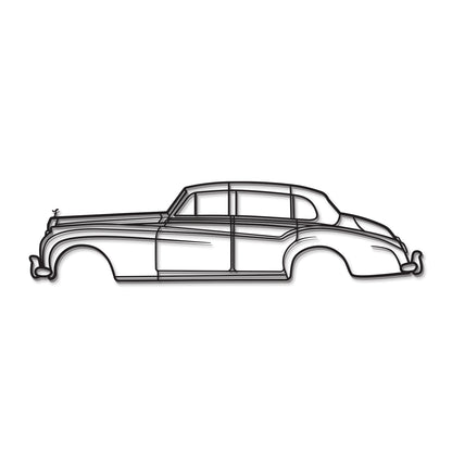 1955 Silver Cloud Metal Car Wall Art - MT0039
