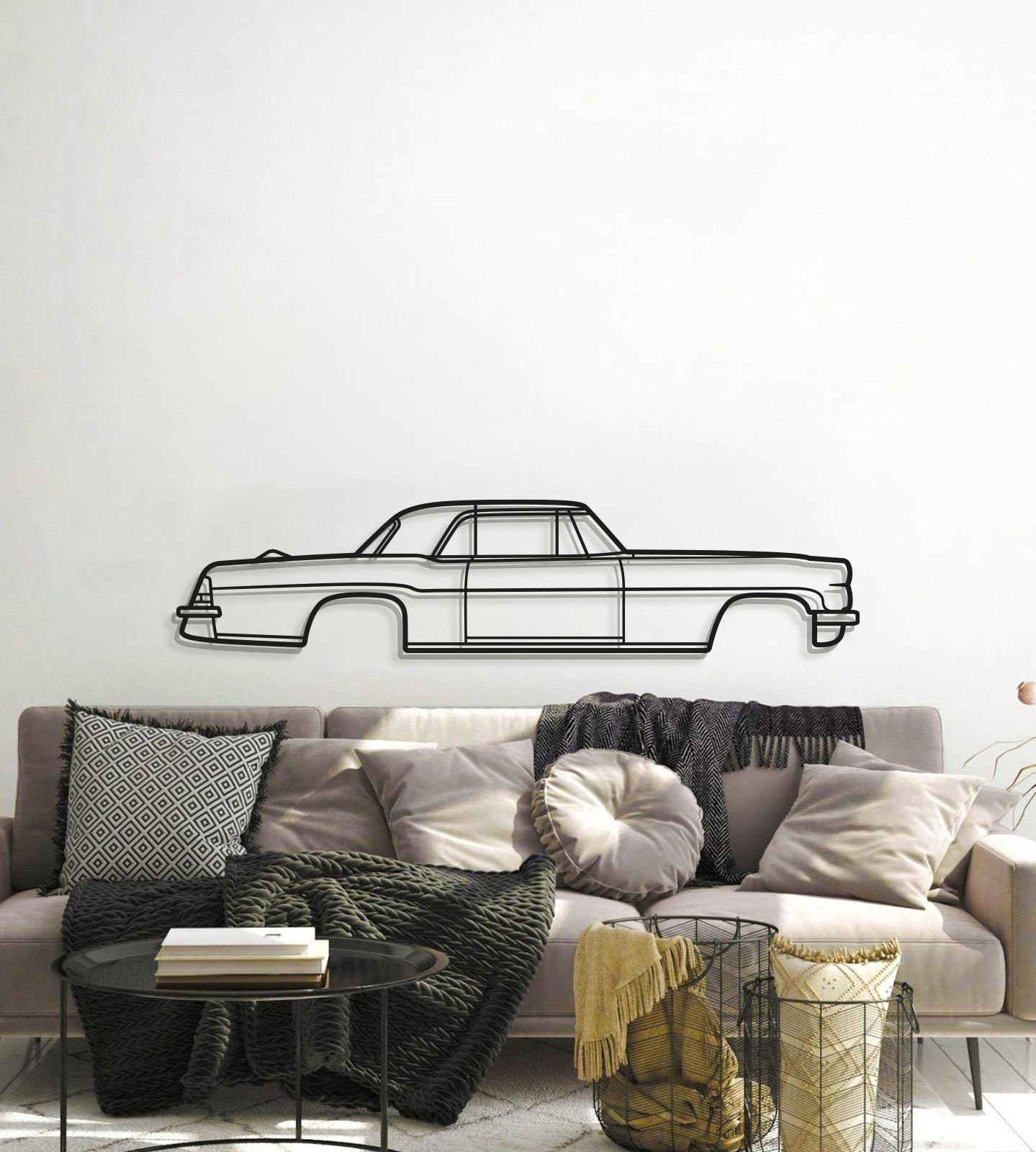 1956 Lincoln Continental Mark II metal wall art perfect gift for classic car lovers