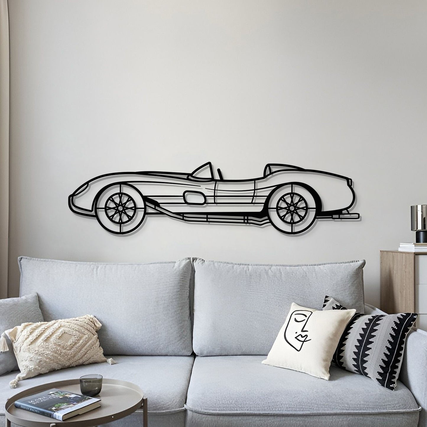 1957 250 Testa Rossa Metall Auto Wandkunst - MT0050