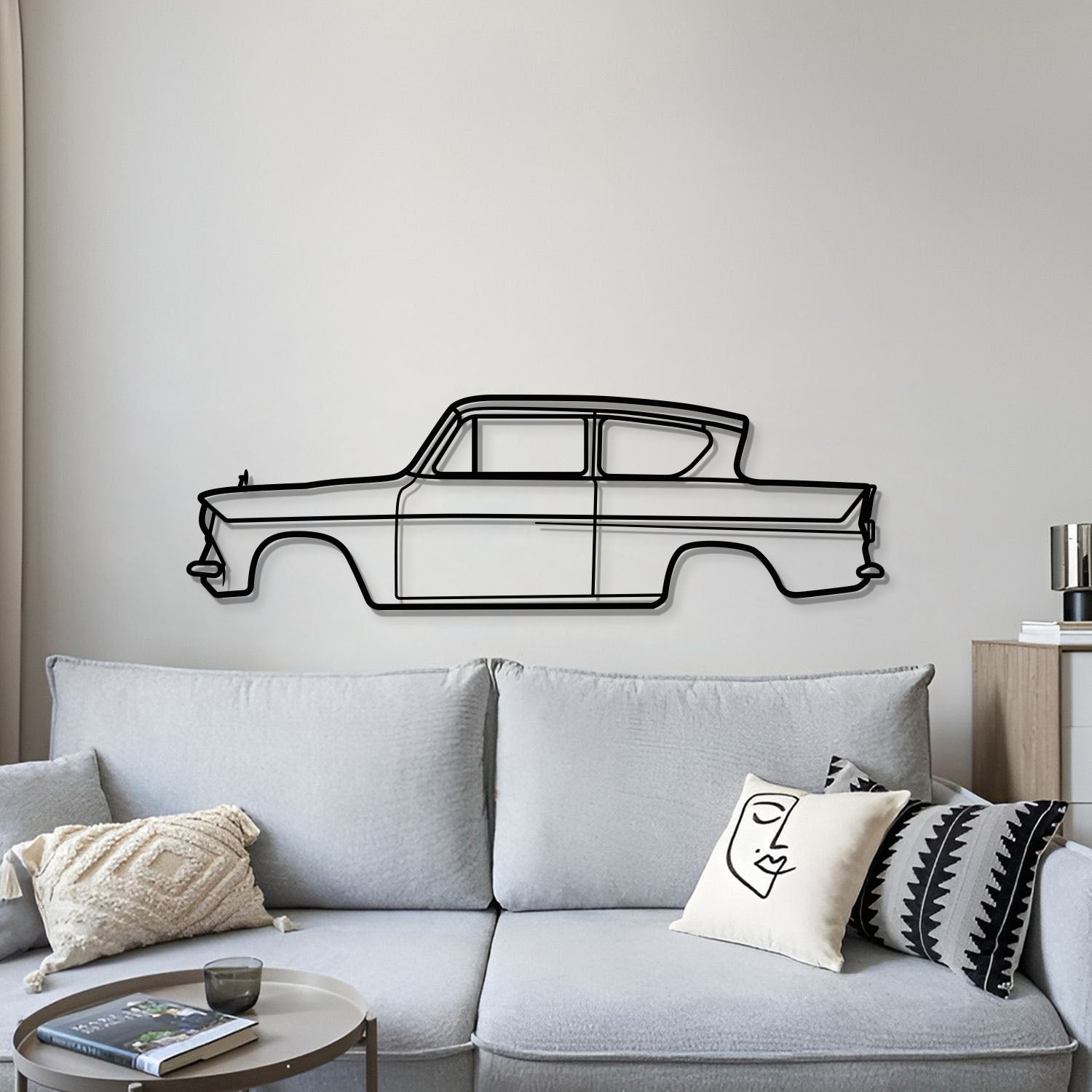 1959 Anglia 105E Metal Car Wall Art - MT0055