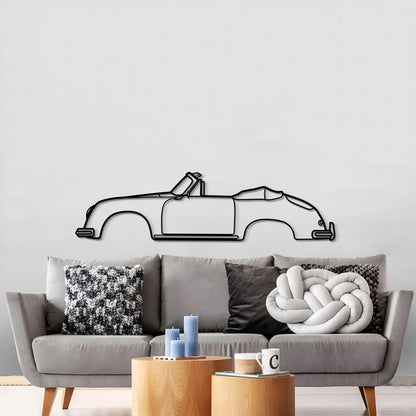 356 A 1600 Super 1959 Metal Car Wall Art - MT0832