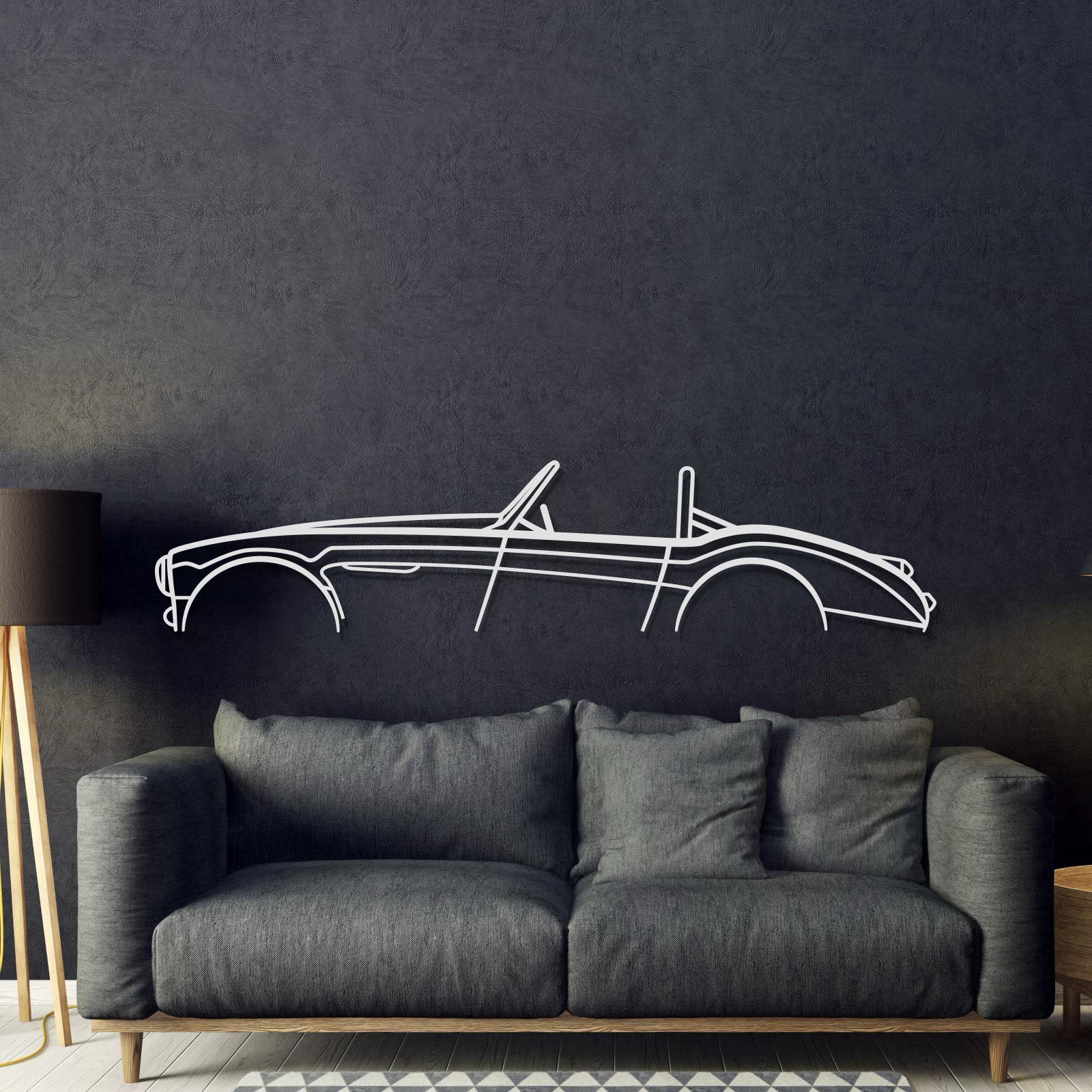 1960 3000 Metal Car Wall Art - MT0059