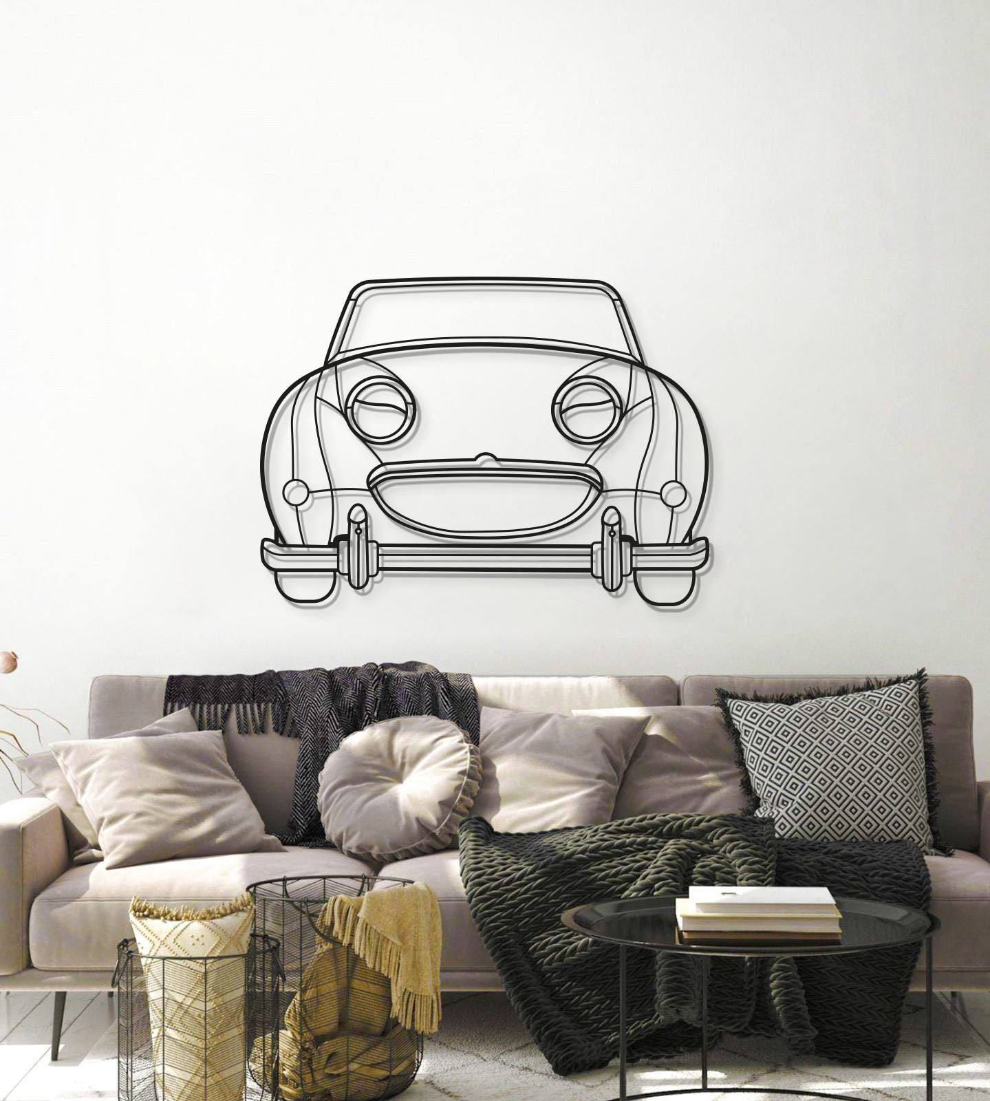 1961 Bugeye Sprite Metal Car Wall Art - MT0061