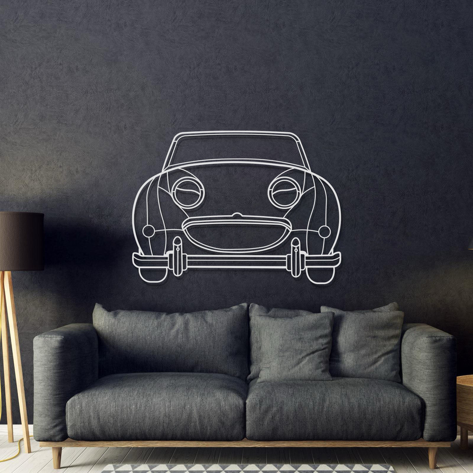 1961 Bugeye Sprite Metal Car Wall Art - MT0061