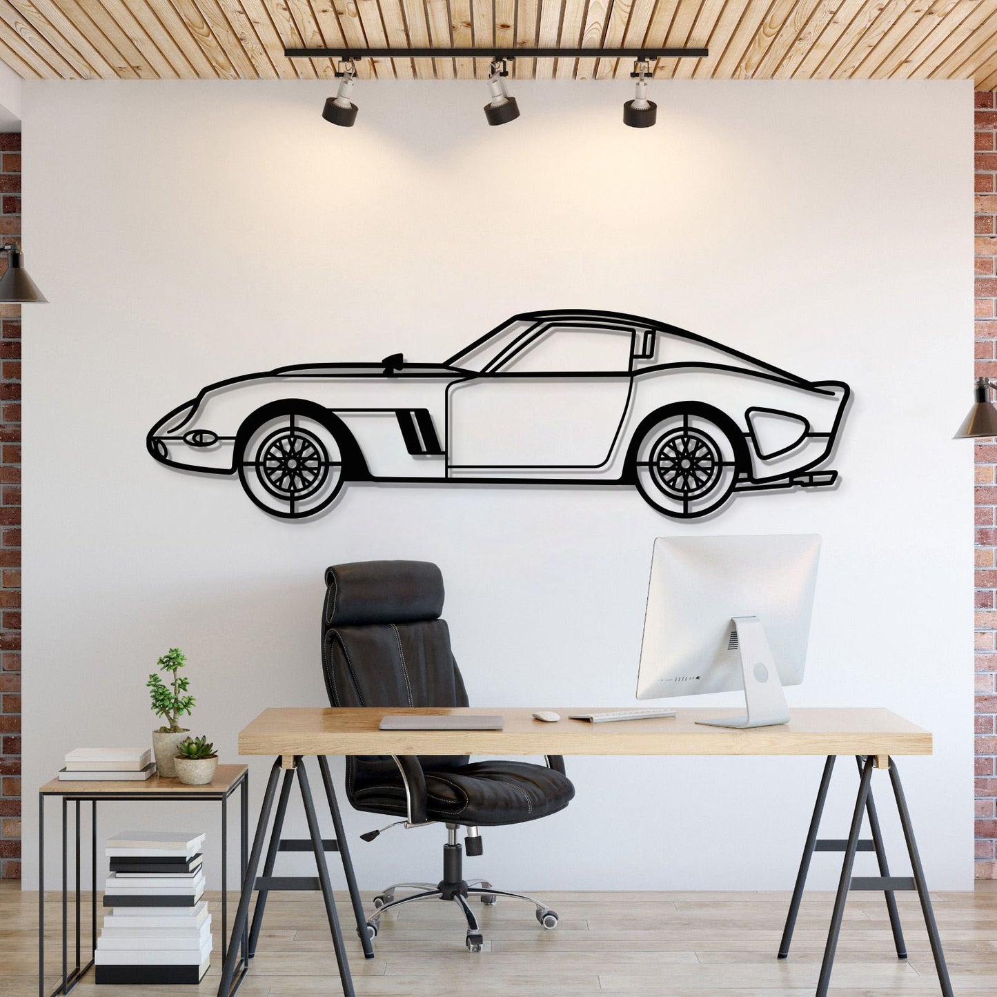 1962 250 GTO Metal Car Wall Art - MT0064