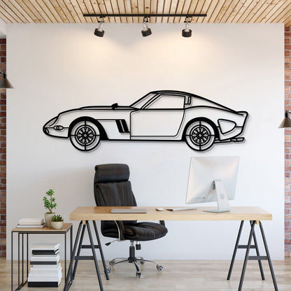 1962 250 GTO Metal Car Wall Art - MT0064