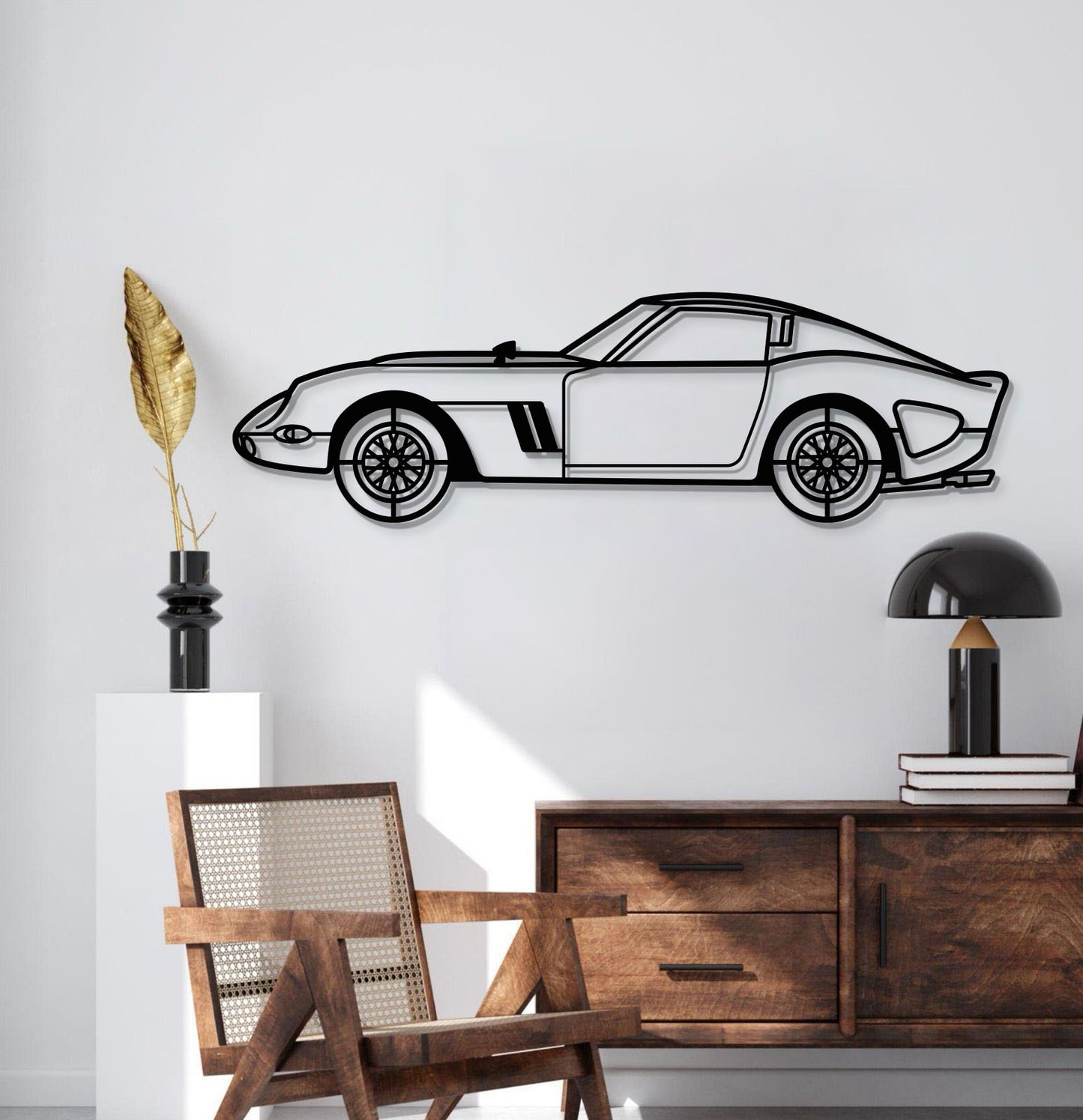 1962 250 GTO Metal Car Wall Art - MT0064