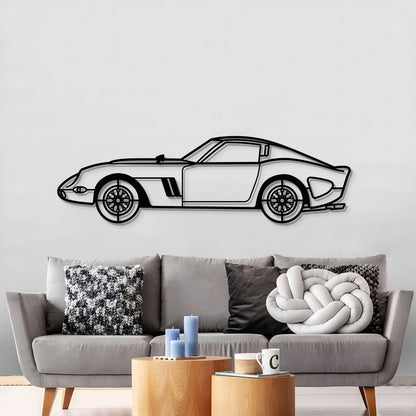 1962 250 GTO Metal Car Wall Art - MT0064