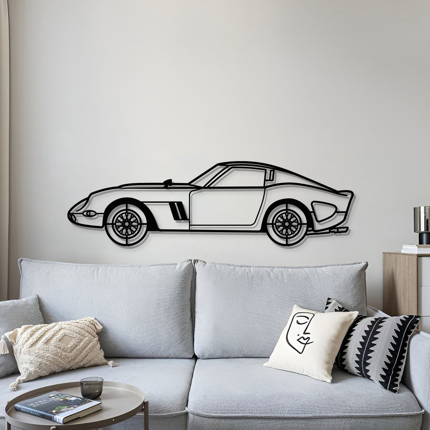 1962 250 GTO Metal Car Wall Art - MT0064