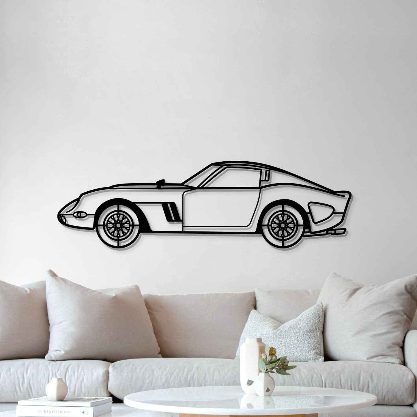 1962 250 GTO Metal Car Wall Art - MT0064