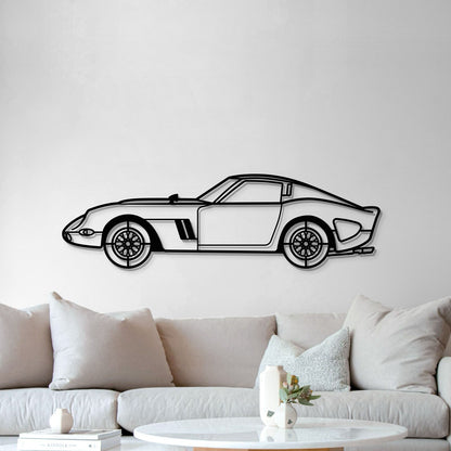 1962 250 GTO Metal Car Wall Art - MT0064