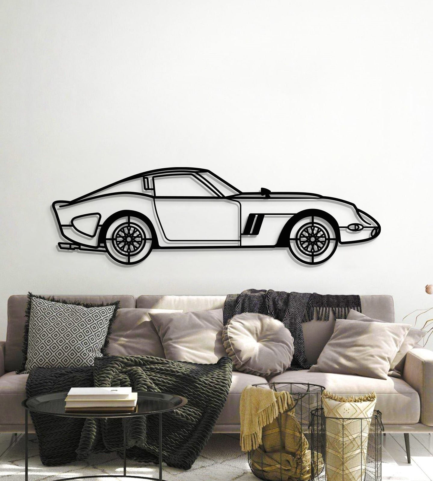 1962 250 GTO Metal Car Wall Art - MT0064